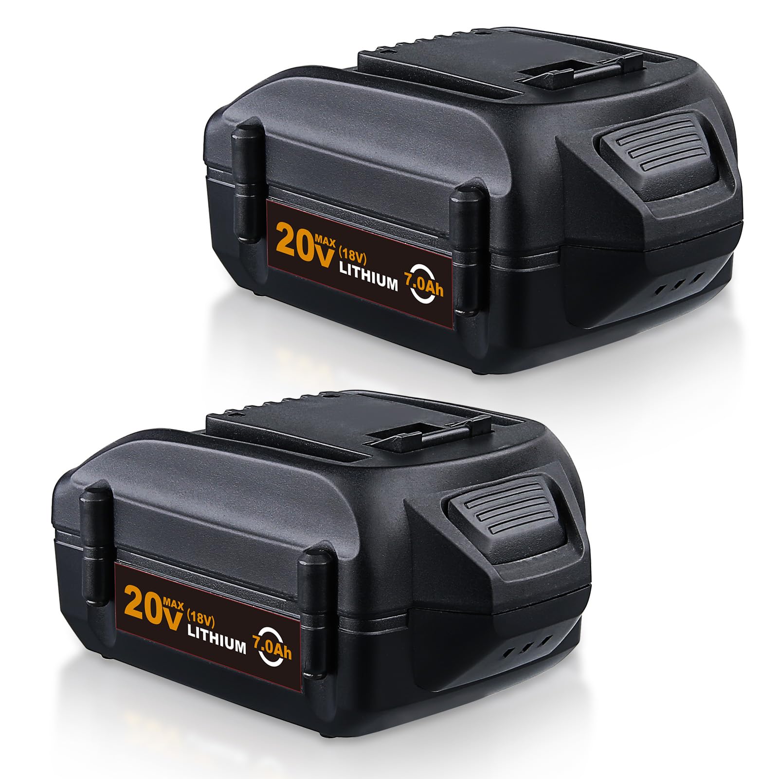 VANTTECH2 Pack 7.0Ah WA3520 20V Lithium Ion Battery Replacement for Worx 20 Volt Battery WA3520 WA3525 WG151s WG155s WG251s WG255s WG540s WG545s WG890 WG891 Cordless Power Tool