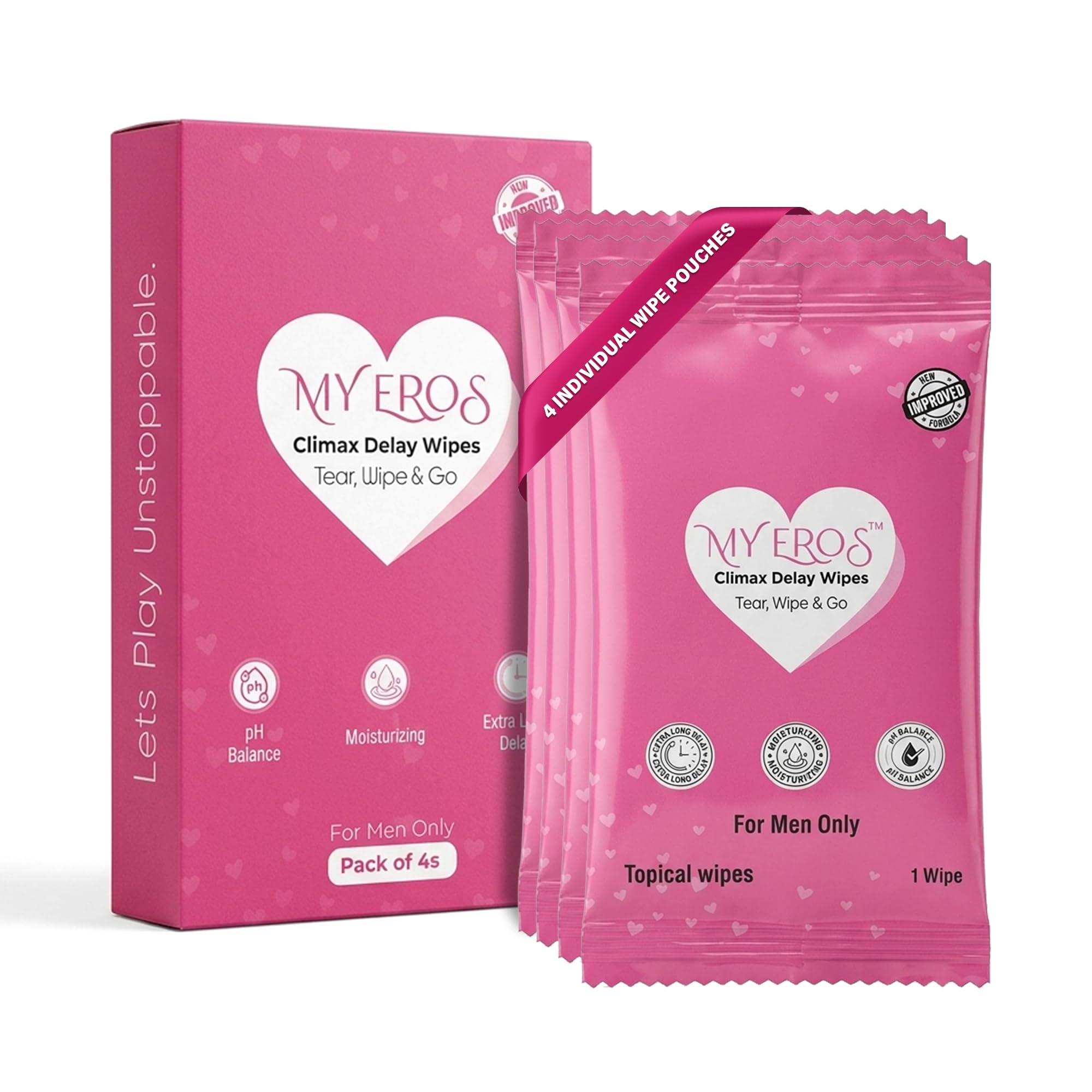 MY EROS Delay Climax Wipe for Men - Male Enhancement, Last Longer & Boost Endurance | Easy to Use, Skin-Friendly, Discreet - Pack of 1-image-39