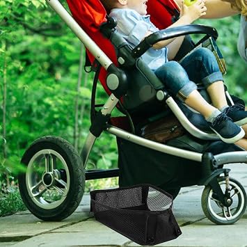 Stroller Bottom Storage Bag Stroller Bottom Diaper Organizer New Parent Portable Easy to Install Oxford Cloth Hard Board Outdoor Present Choice