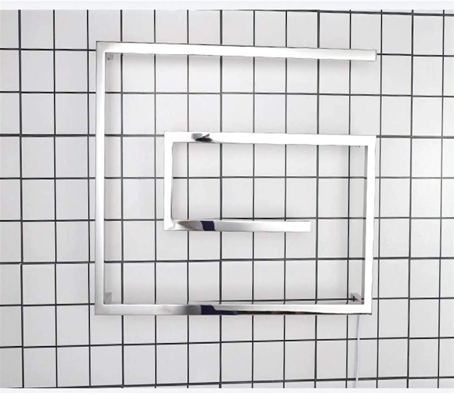 Toallero calefactado para baño, Calentador de Toallas de Pared, toallero eléctrico de Pared, Perchero de Acero Inoxidable 304 para baño.