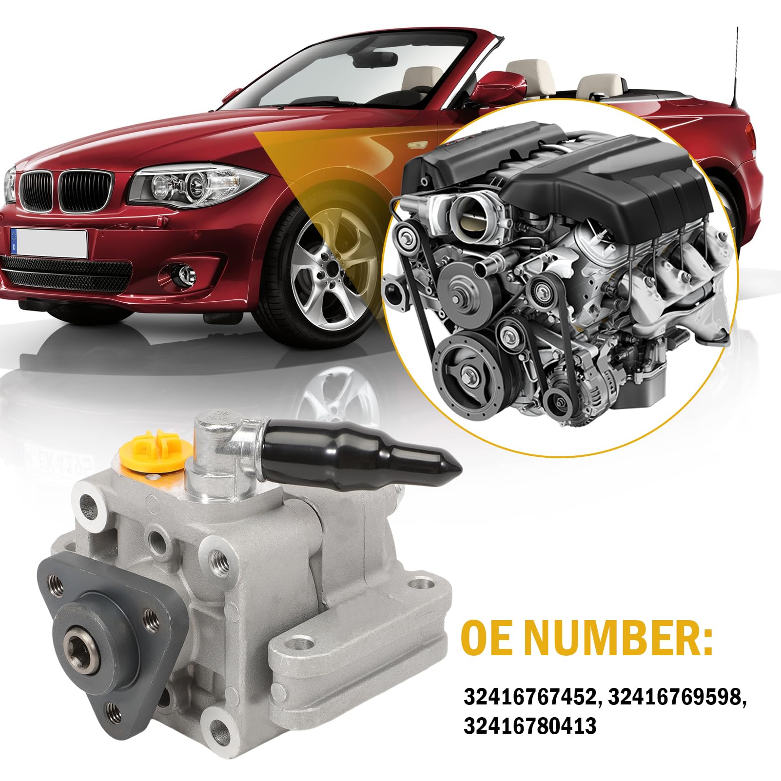 Bomba de servo hidráulica para E81 E87 E82 E90 E93 E92 E91 X1 X3 Servo Bomba E88 32416767452, 32416769598, 32416780413