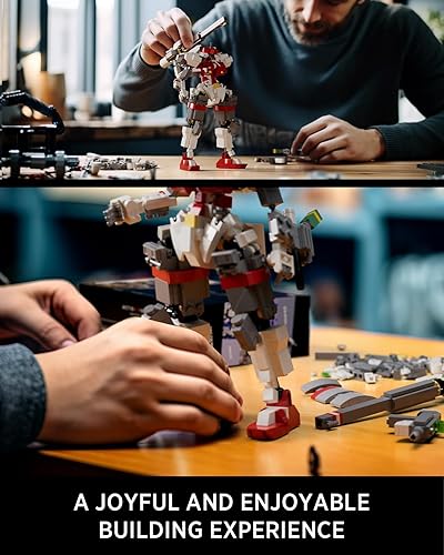 Miniatura 4 de Nifeliz Red Mayfly, juego de bloques de construcción Mecha, kit de modelo exhibible para regalo de adultos (601 piezas)