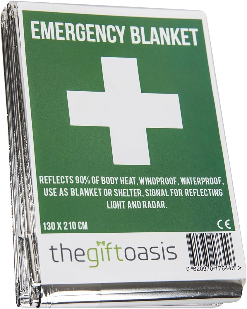 Multi Purpose Heat Survival Foil Blanket Baby Sensory (Single)