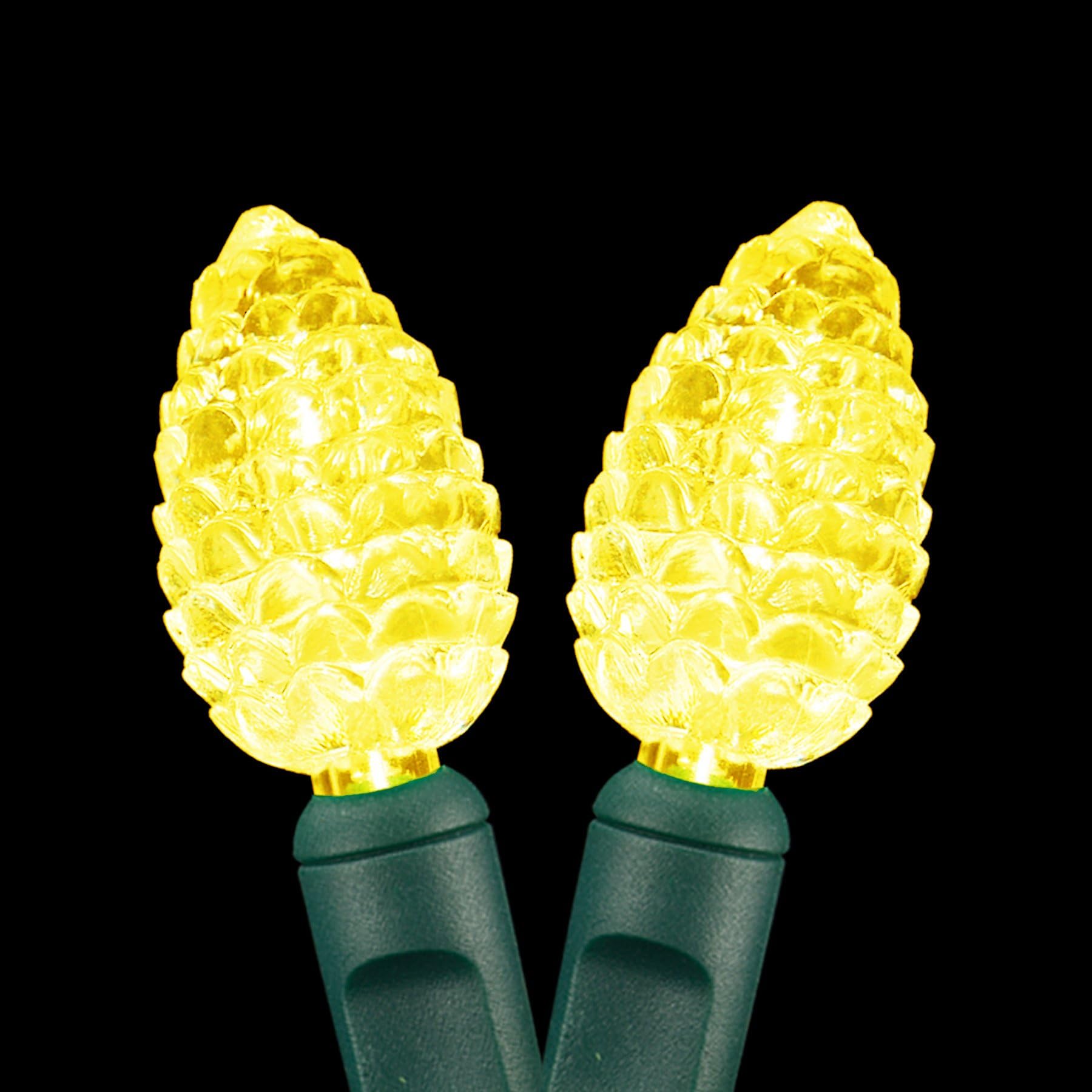 Kellogg Plastics 150304 Pine Cone Holiday String Lights LED Rope