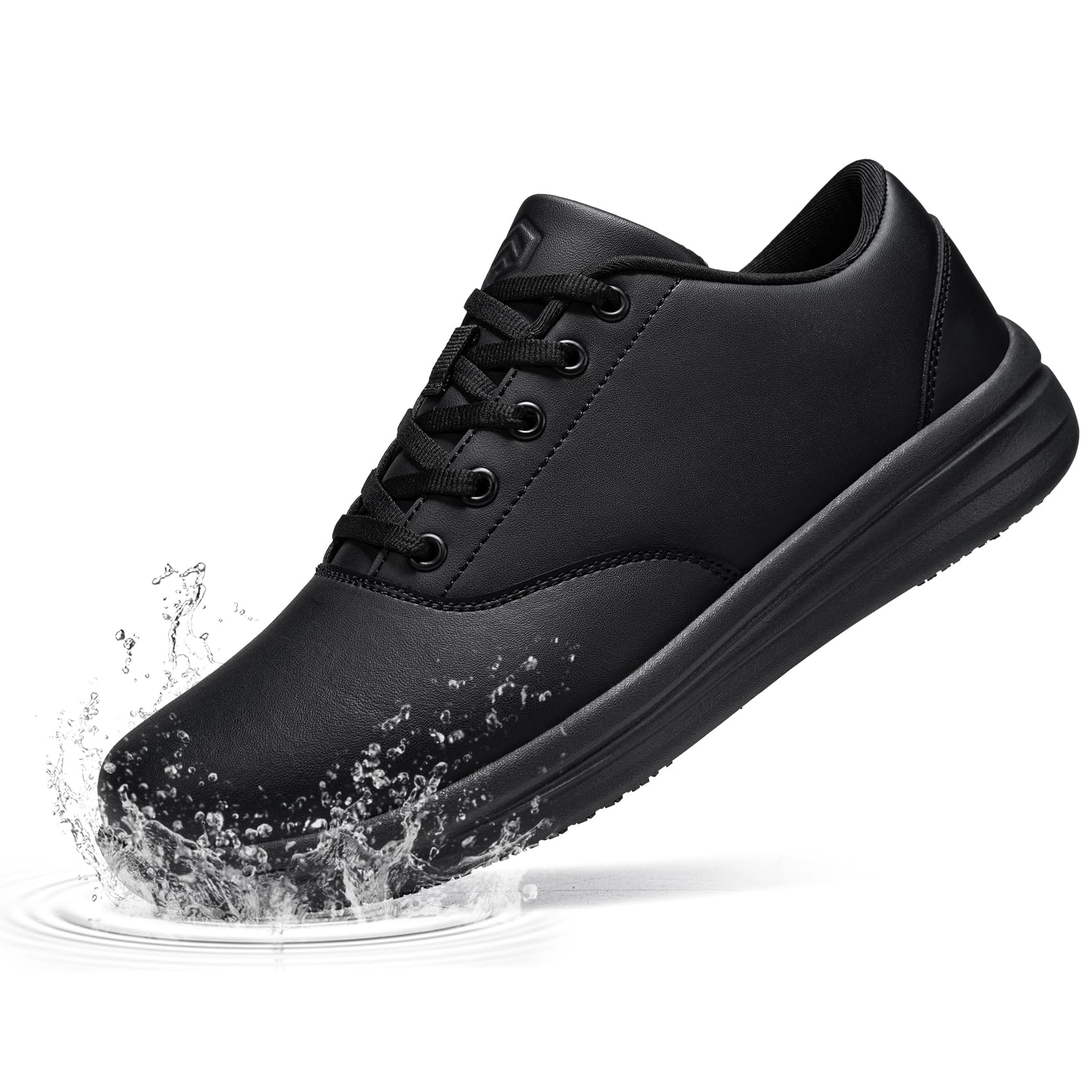 LARNMERN Arbeitsschuhe Kochschuhe Rutschfeste Herren Küche Schuhe | Wasserfeste Gastro Bequemer Dämpfung Sportlich für Pflege Küche Berufsschuhe Non-Slip Chef OHNE-Stahlkappe