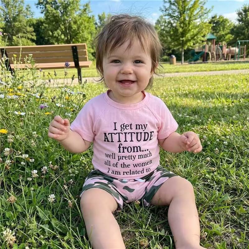 Fernvia Toddler Girls Clothes 1T 2T 3T 4T 5T Summer Outfits Baby Kids Short Sleeve T-Shirt Tops & Camouflage Shorts Sets - Image 3