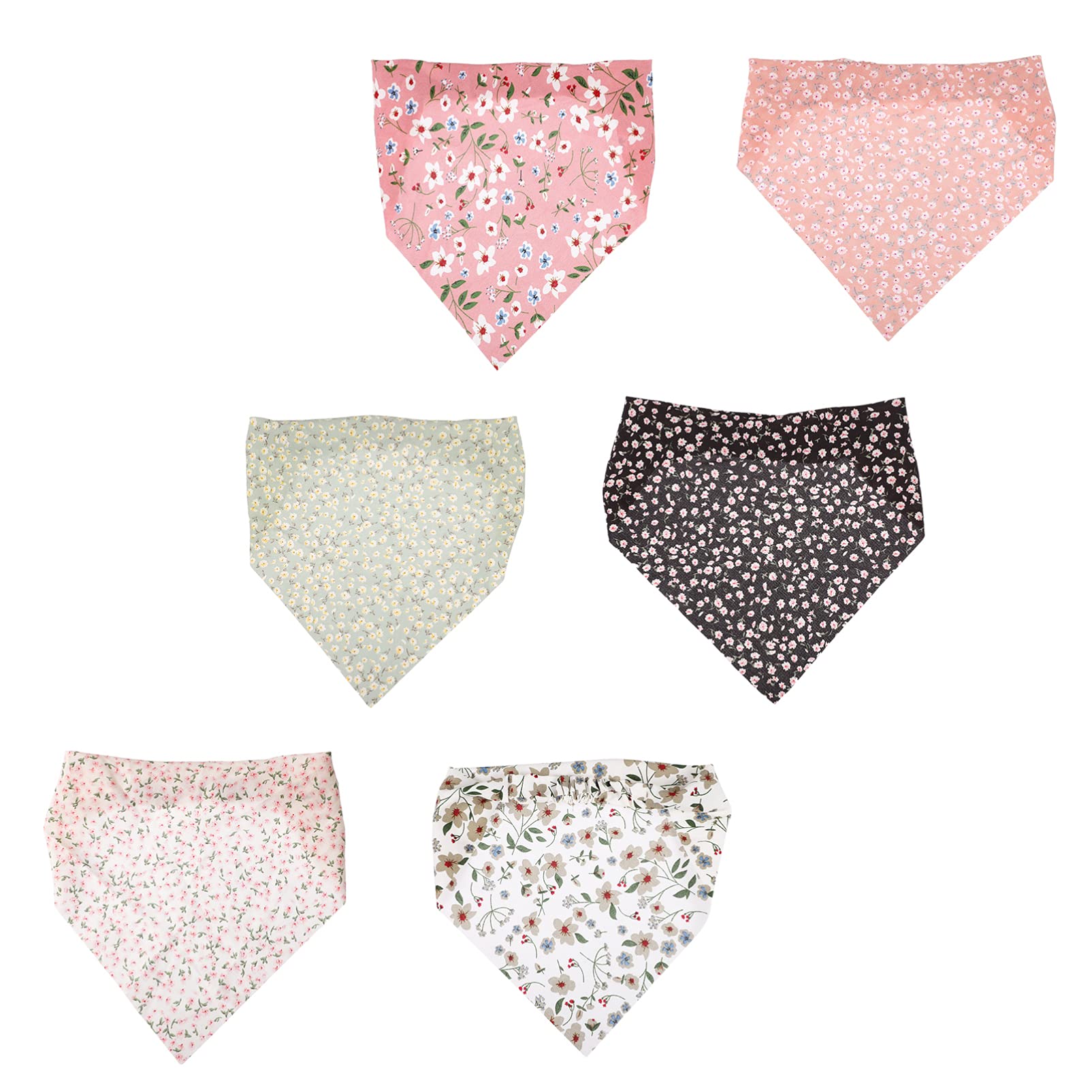 Didiseaon 18 Piezas Diadema Triangular Bufandas Para Mujer Diademas Para Pelo Corto Bufanda De Mujer Pañuelo En La Cabeza Para Venda Foto Pequeño y Fresco Seda Perder