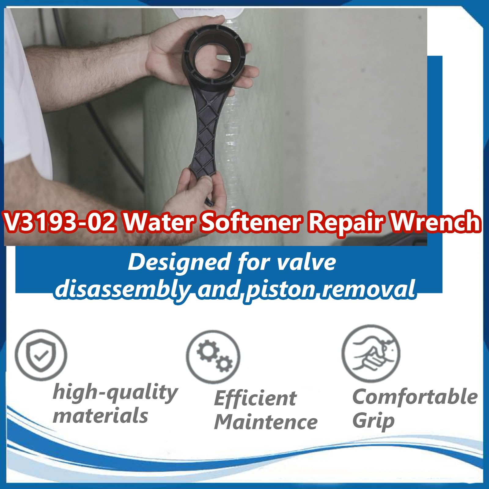 Water Softener Repair Wrench - WS1 & WS1.25 -4 Water Softener Repair Wrench - WS1 & WS1.25 -4
