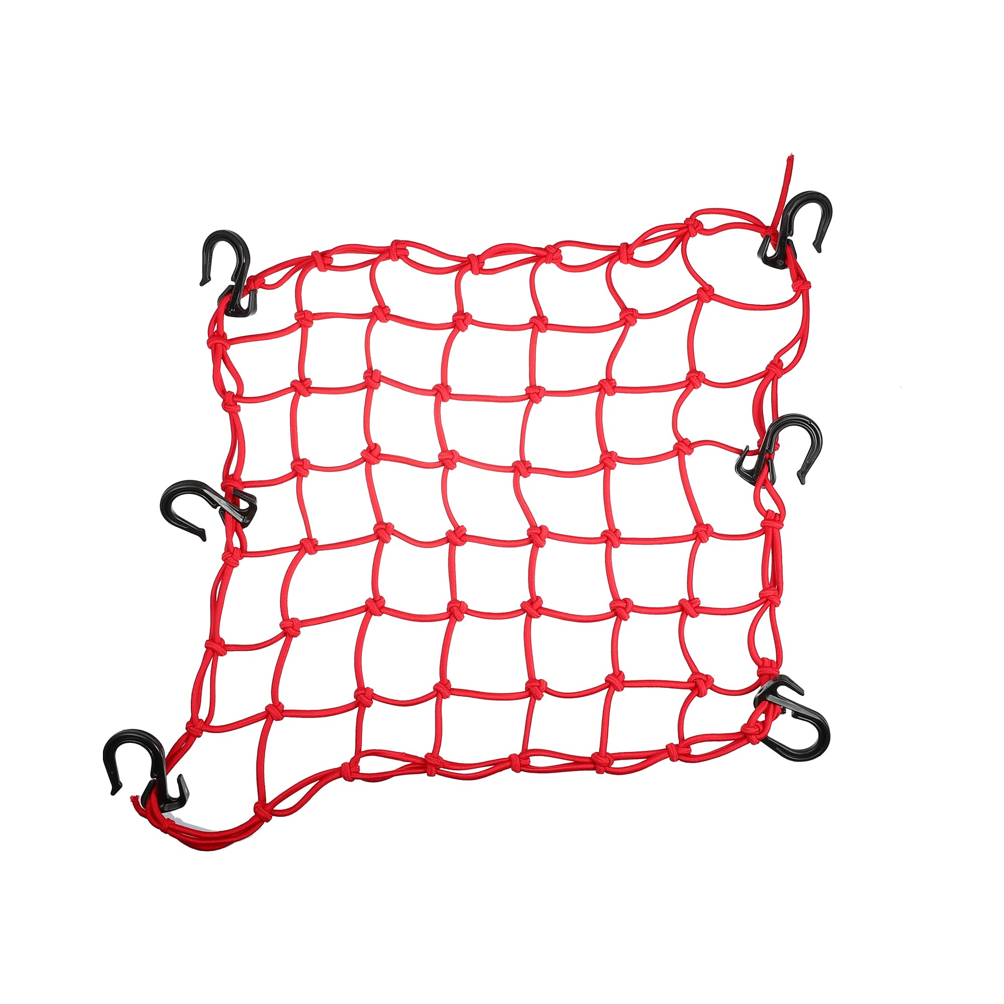 Motoforti Universal Motorcycle Luggage Cargo Net Storage Bag, 40x40cm...
