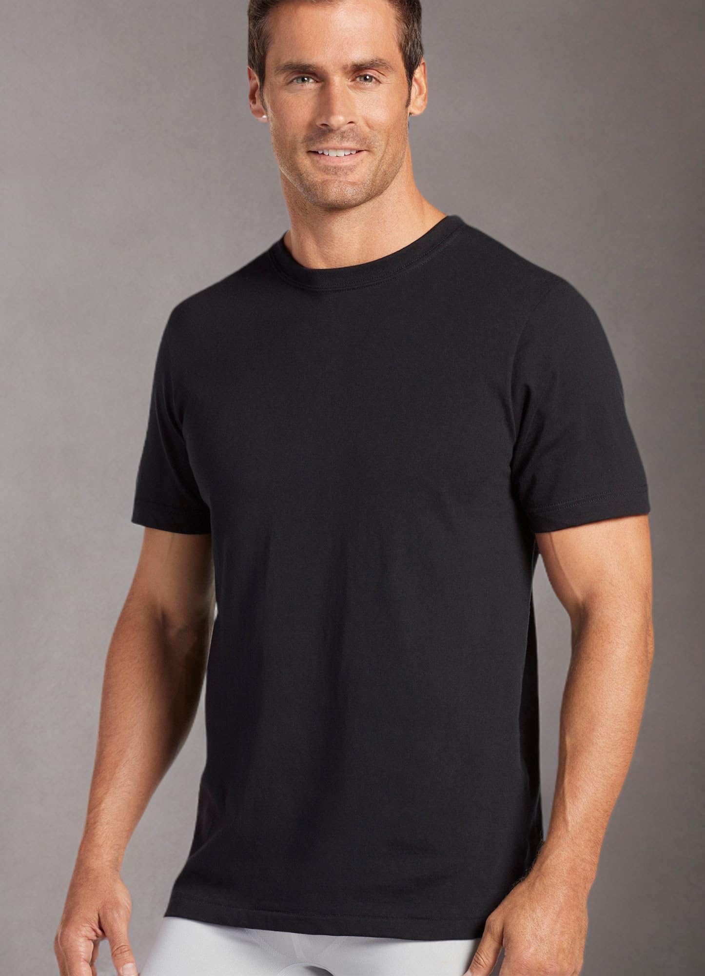 Jockey Podkoszulek męski Big & Tall Classic Crew Neck Undershirt- 6-pak