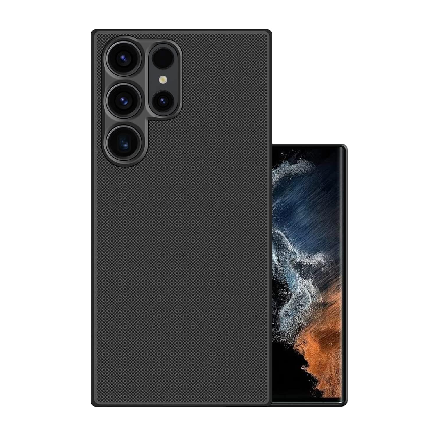 fabe kee Super Frosted Shield Pro Back Silicone Soft Samsung Galaxy S23 Ultra 5G Backcase For Mobile Case For Dotted Slim-Fit Design Tpu Shockproof Cover, Black (B0C7HKGHLR) Amazon Price History, Amazon Price Tracker