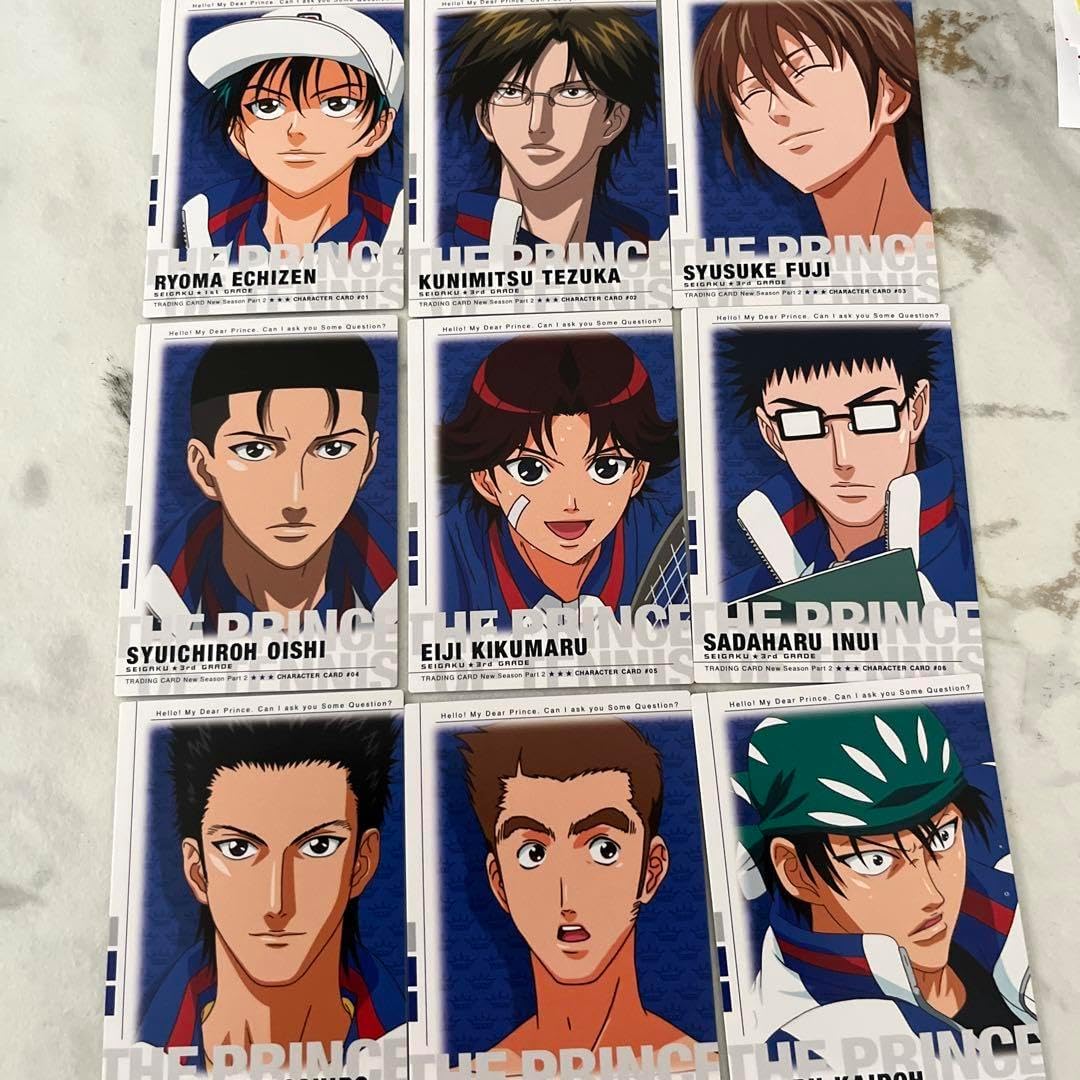 新テニスの王子様 テニプリ カード 越前リョーマ 手塚国光 不二周助 制服 テニスの王子様 青学 越前リョーマ 海堂薫 不二周助 手塚国光 カード
