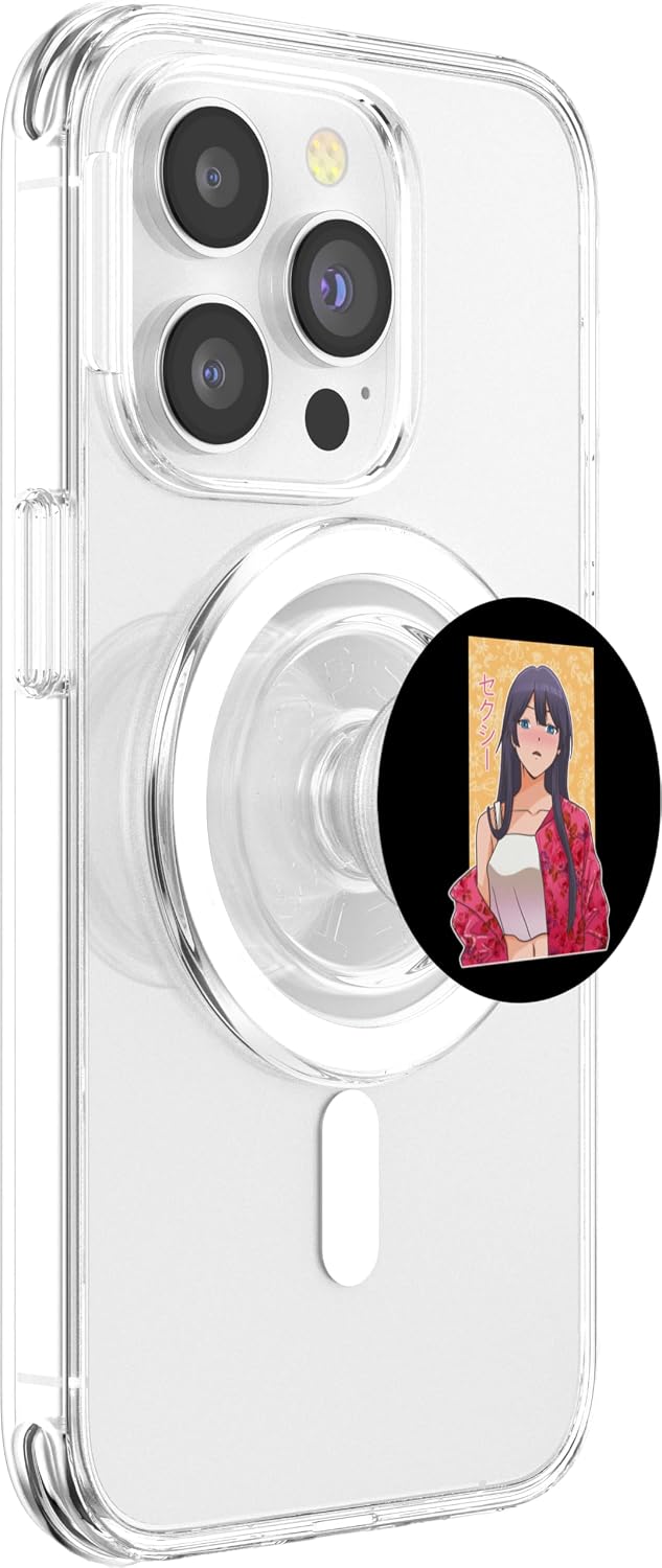 Sexy Japanese Anime Girl Manga Cosplay Hentai PopSockets MagSafe PopGrip for iPhone