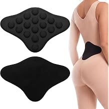 Huwena 2 Pack Lipo Foam Back Board BBL Lumbar Molder Compression Back Board Lipo with Massage Bubbles Approved Support for Liposuction BBL Tummy