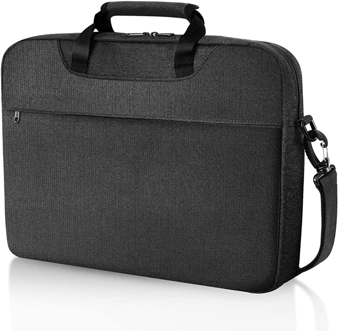 Dynotrek Legato 15.6 Inch Laptop Messenger Bag with Detachable Shoulder Strap for Men Women Dustproof Briefcase Hand Bag -Charcoal Black (B08FDS7RW8) Amazon Price History, Amazon Price Tracker