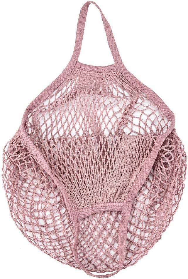 Jaminy Mesh Net Turtle Bag String Shopping Bag Durable Fruit Storage Handbag Tote (B)