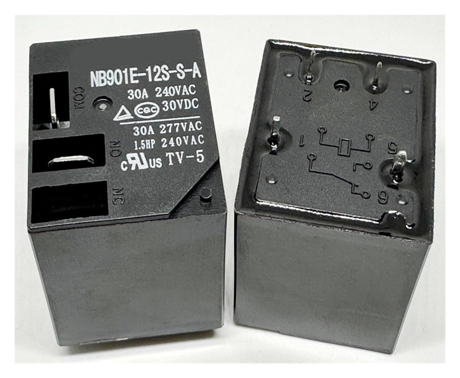 YZWRWRMKTB 1pc NB901E-12S-S-A (T91-1A-L-30A-12V) Relay 4 pins