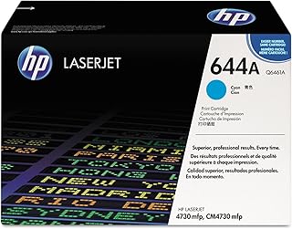 HP 644A Cyan Original LaserJet Toner Cartridge (Q6461A)