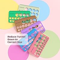 Vista 7 de Kit de Dimensionamiento de Brida Nursi Luna 3 en 1 con 10 Piezas de Insertos de Brida 13/15/17/19/21mm, Kit de Insertos de Brida de Silicona