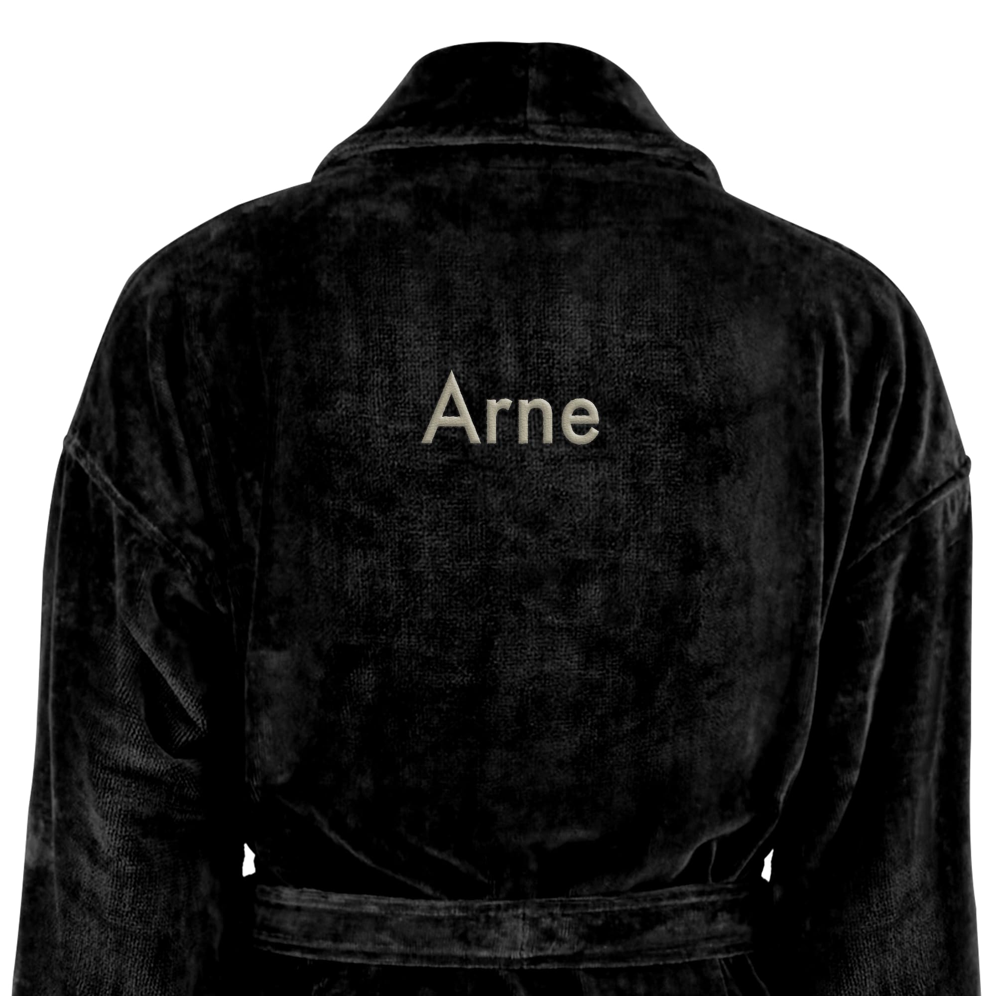 your surprise Bademantel Herren personalisiert - Bademantel Herren mit Stickerei personalisierbar mit eigenem Namen Order Text und Schriftarten
