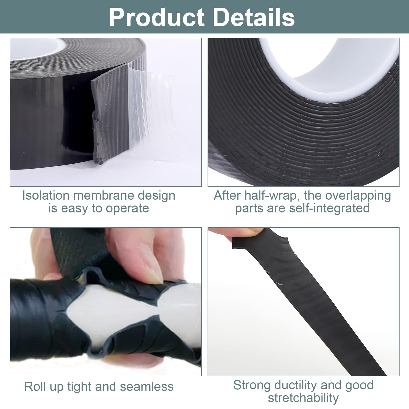 Selbstverschweißendes Isolierband 2er Set - Wasserdicht Für Kabel & Schläuche