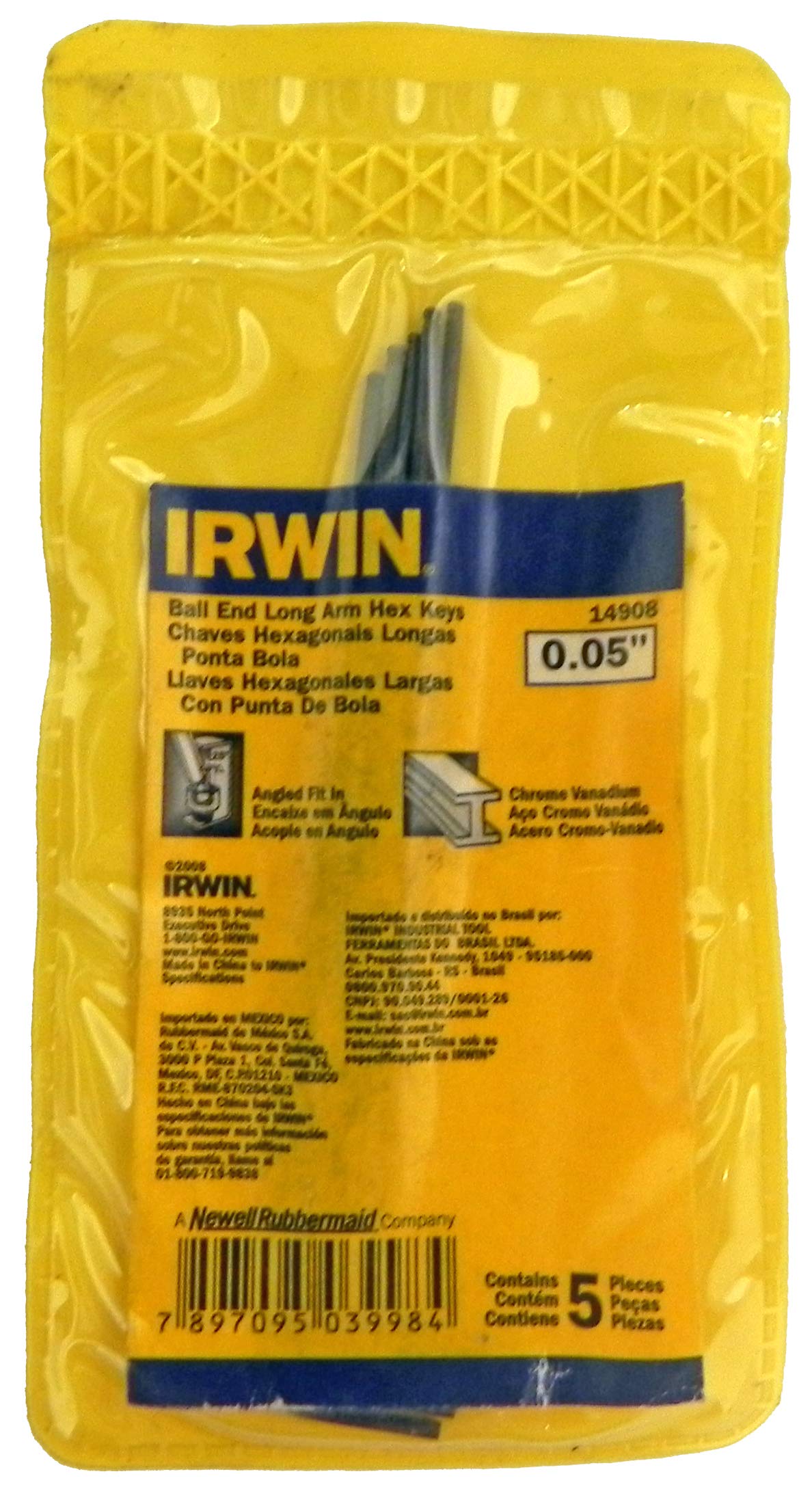 Irwin T10632 - Llave hexagonal con bola (6 mm)
