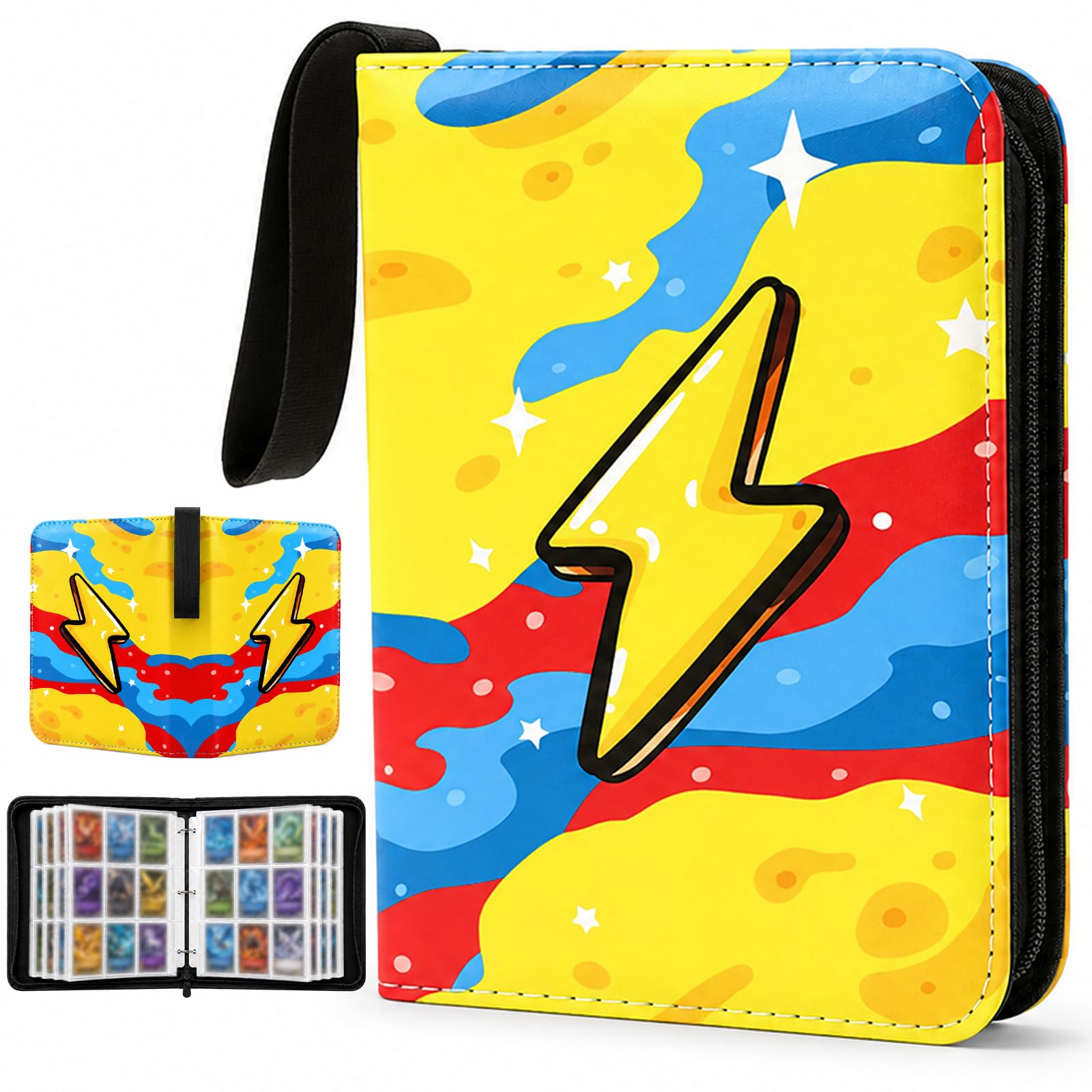 9 Pocket Card Binder, 900 Pockets Trading Card Binder for Boys Girls Gifts