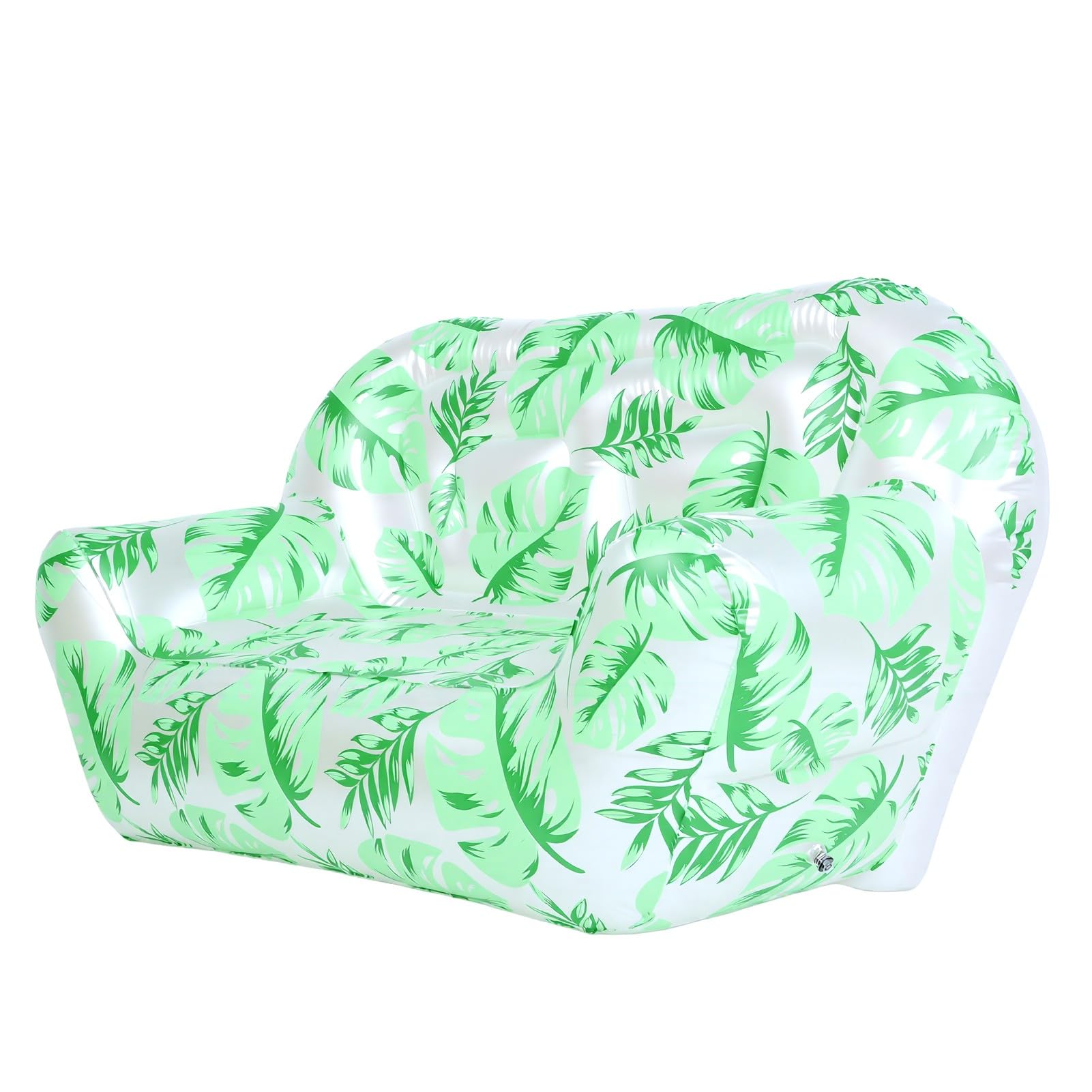 ASHATA Nadmuchiwana Kanapa Przenośna Dmuchany Fotel dla Dwóch Osób (GREEN)