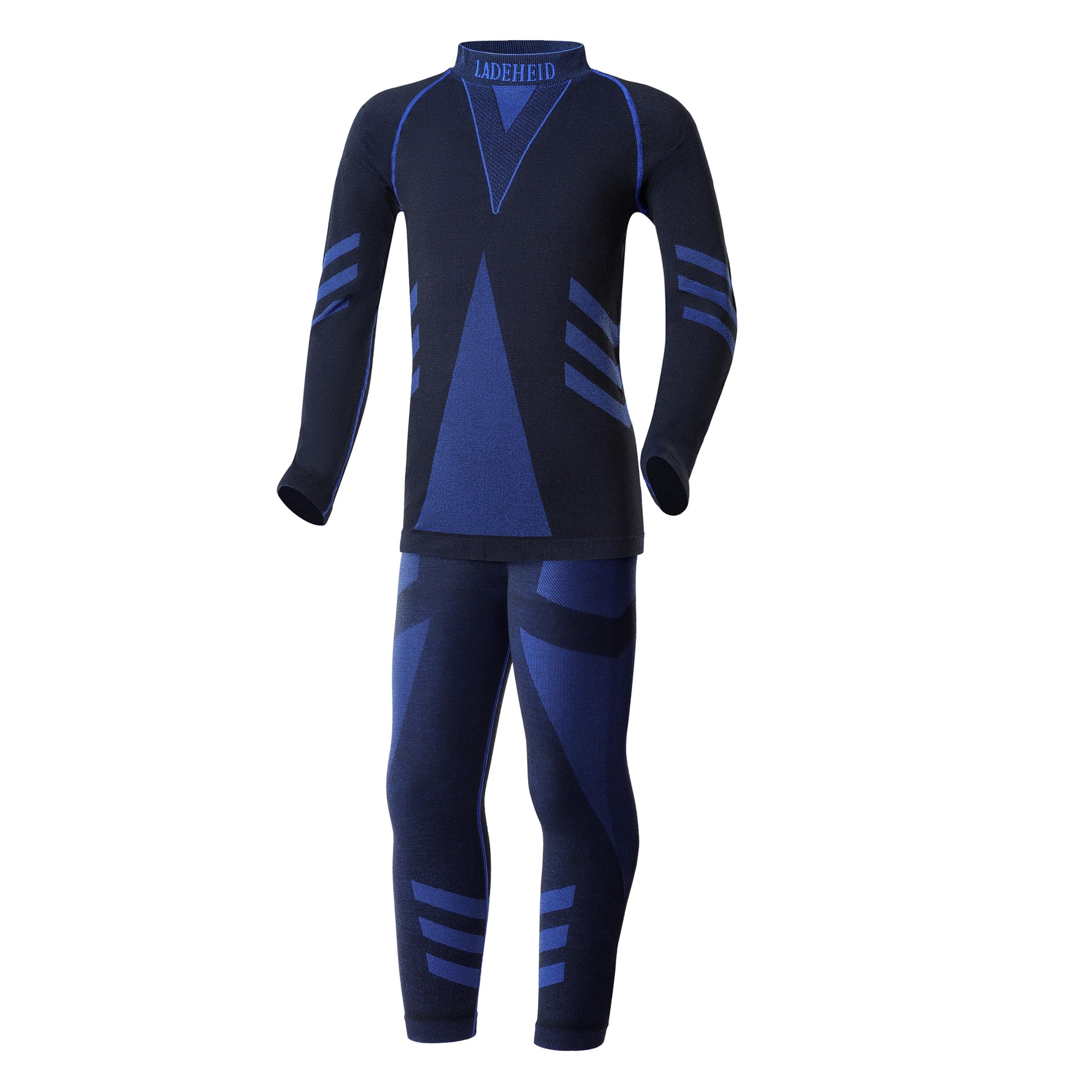 Ladeheid Skiunterwäsche Kinder Funktionsunterwäsche Set Langarm Shirt Lange Unterhose Thermoaktiv LAGI009