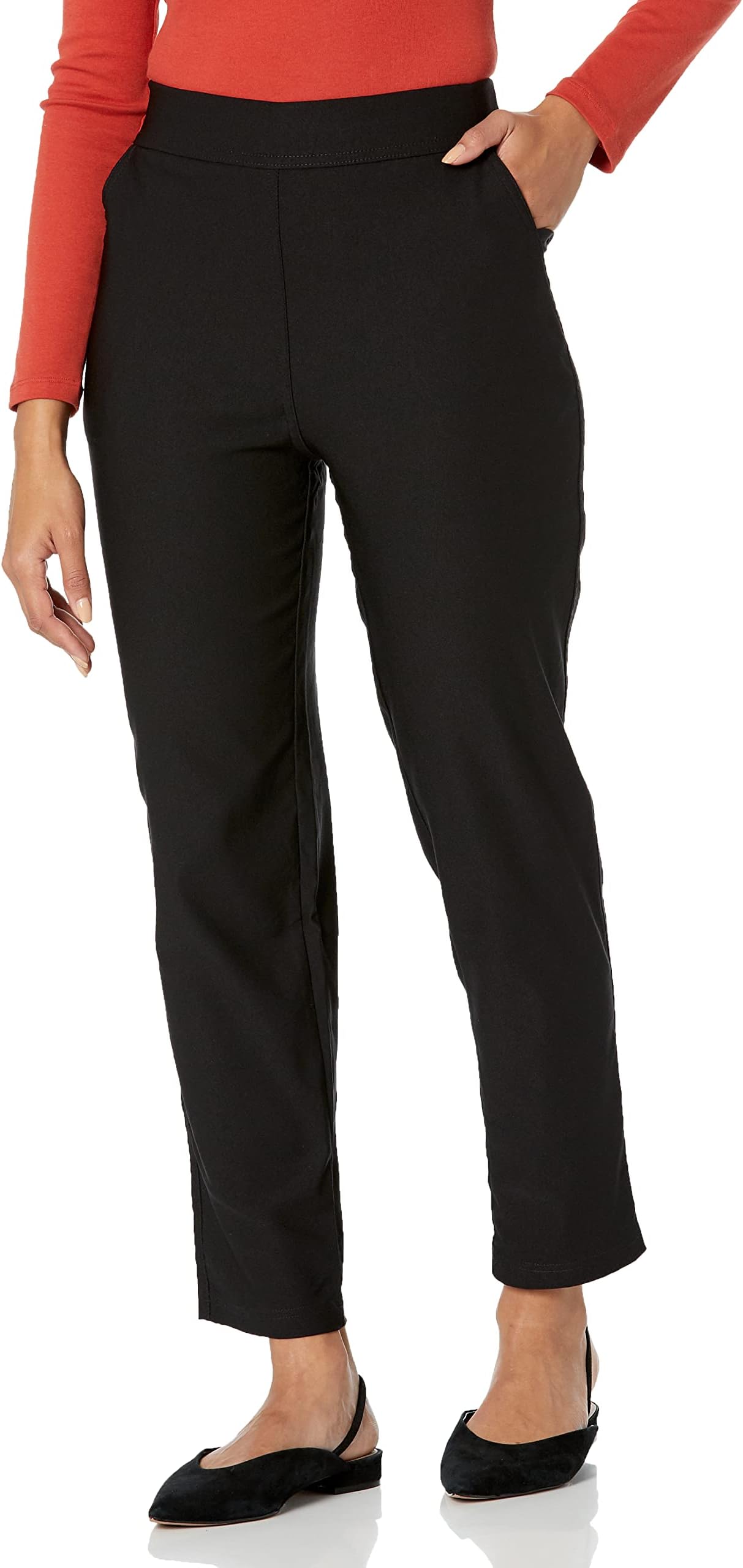 Nanette Nanette LeporeWomen's Freedom Stretch Pull on Flattering Pant