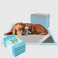 Vista 9 de Almohadillas de carbón para cachorros de 28 x 34 pulgadas (30 unidades), almohadillas de carbón activado extra grandes, almohadillas para orina a