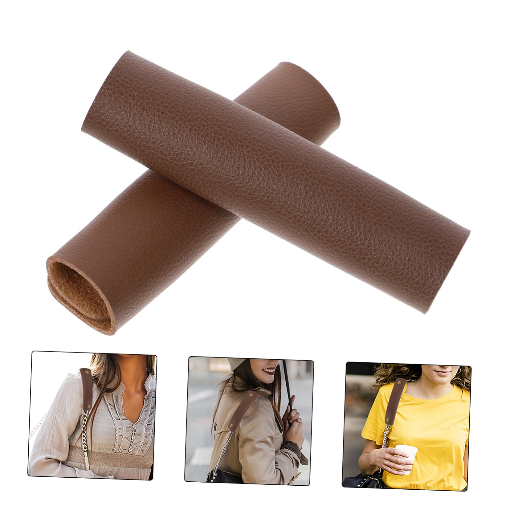 Ipetboom 5 Series Cubierta De La Manija del Equipaje Funda para Asa De Equipaje Protector del Asa del Bolso Canvas Bag Asas para Maletas Manga del Mango De La Maleta Cuero PU 4 Piezas X 5