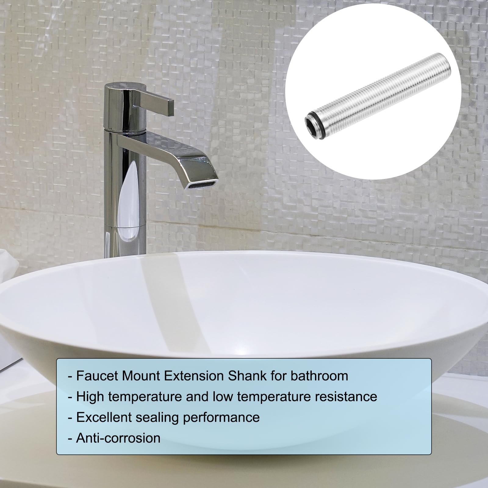 uxcell 1 Pcs Faucet Extension Tubes - Image 4