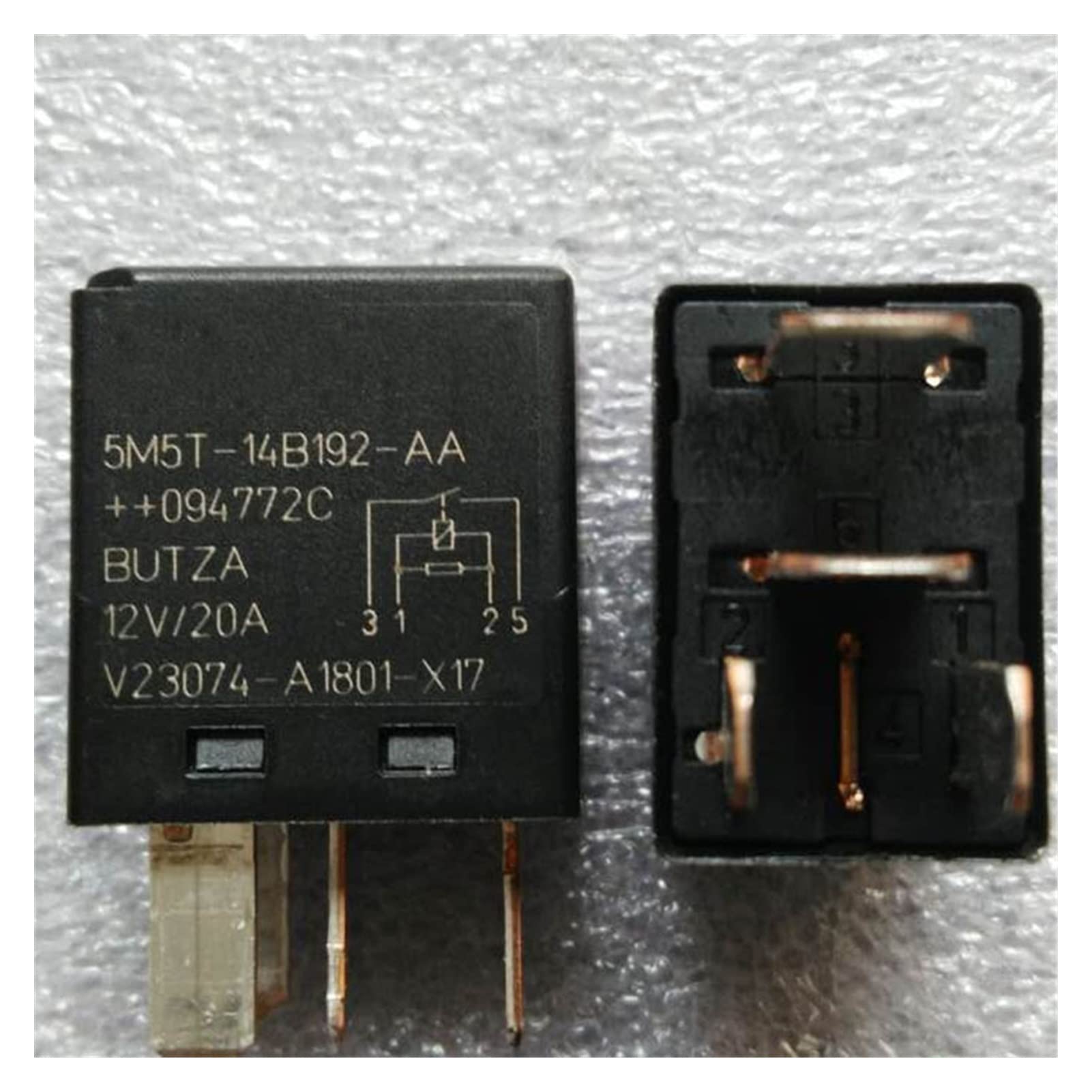 Relé V23074-A1801-X17 5M5T-14B192-AA JCAKES de 1 unidad para sistema eléctrico de coche