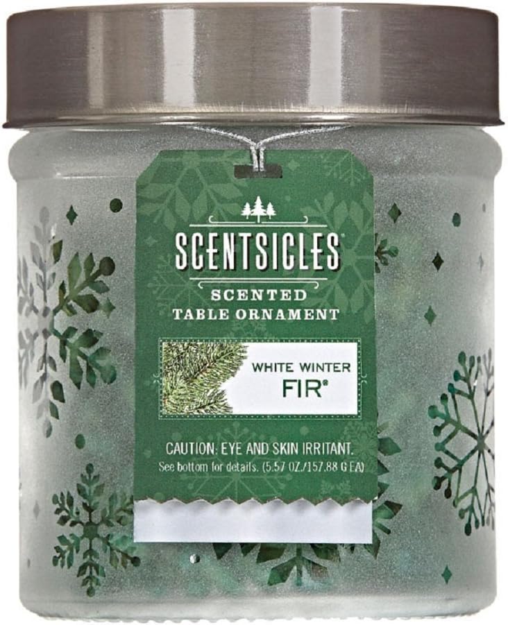 Scentsicles 4 in. H Green Fir Scent Jar Home & Kitchen