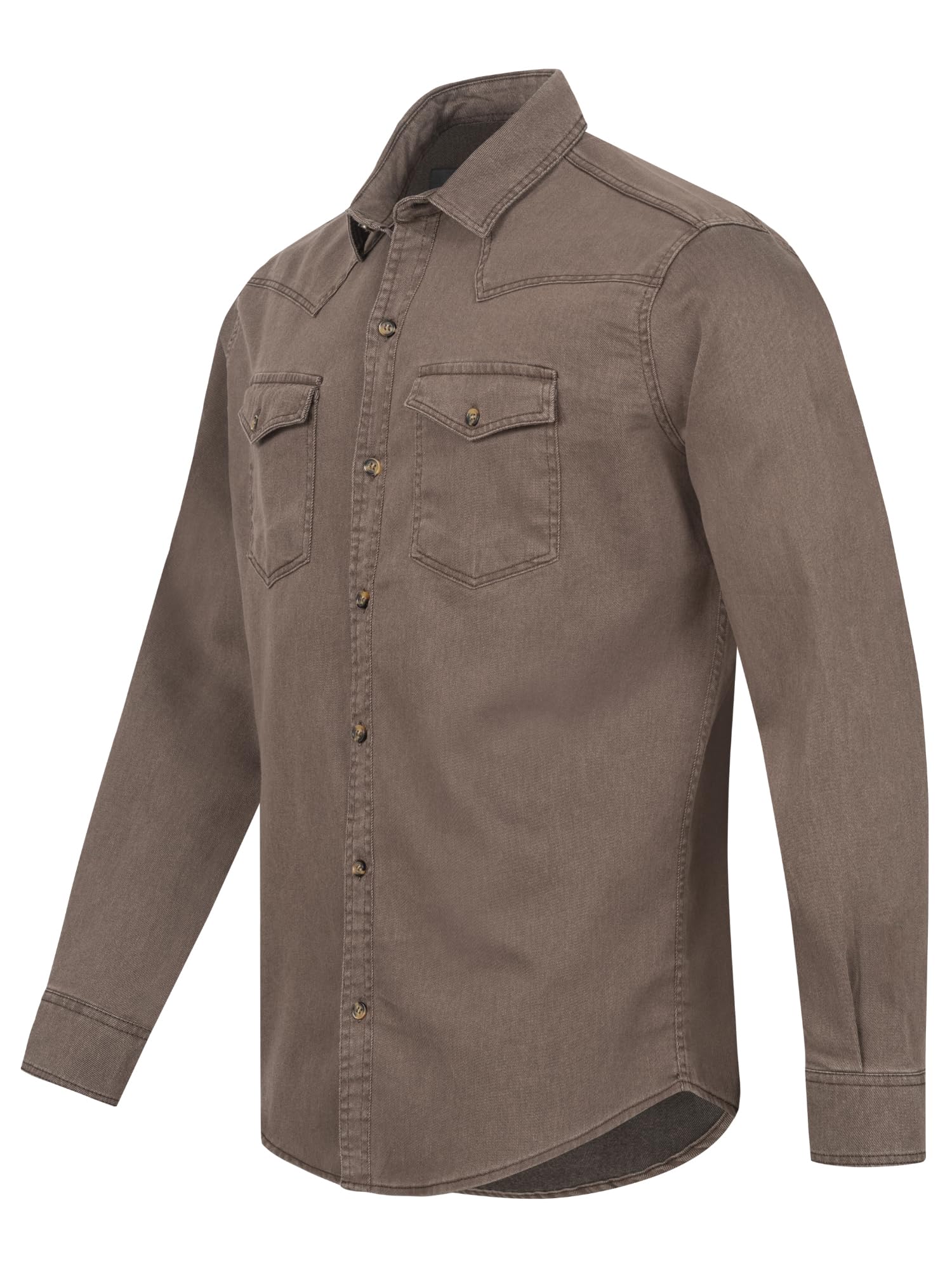 Rock Creek Jeanshemd Herren Denim Langarm H-339