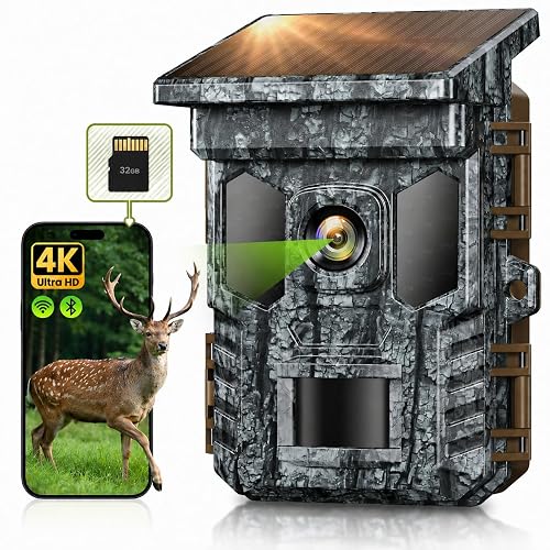 4K 64MP Solar Trail Camera WiFi product photo (Trail Cameras) — ScooterReviewPro review
