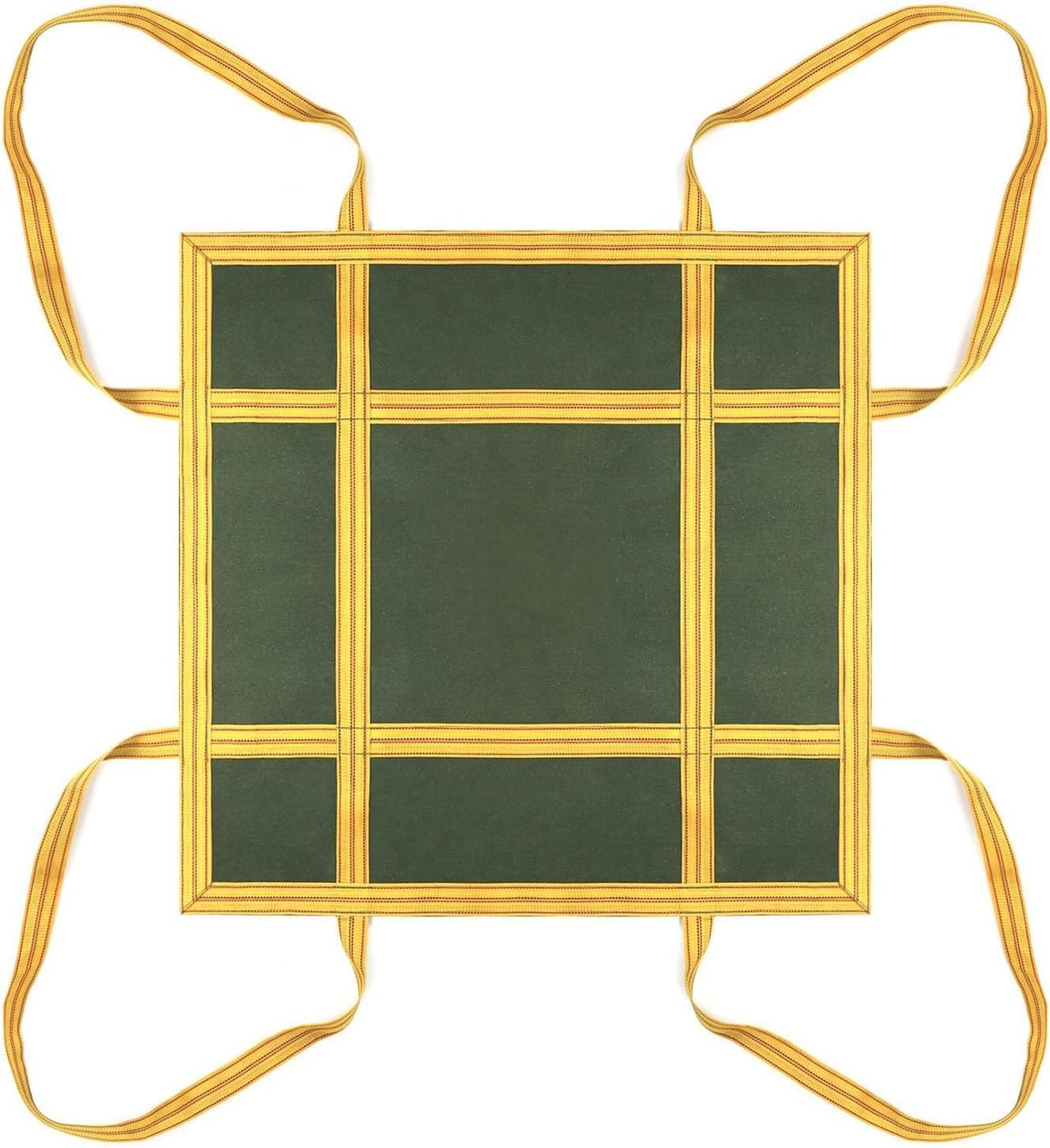 Generico Sacco di Sollevamento in Tela Resistente - Sacco di Sollevamento Industriale Rinforzato per Gru da Cantiere, 1,0 x 1,0 m (39,37 x 39,37 Pollici) - Imbracatura Resistente, Robusta e Multiuso