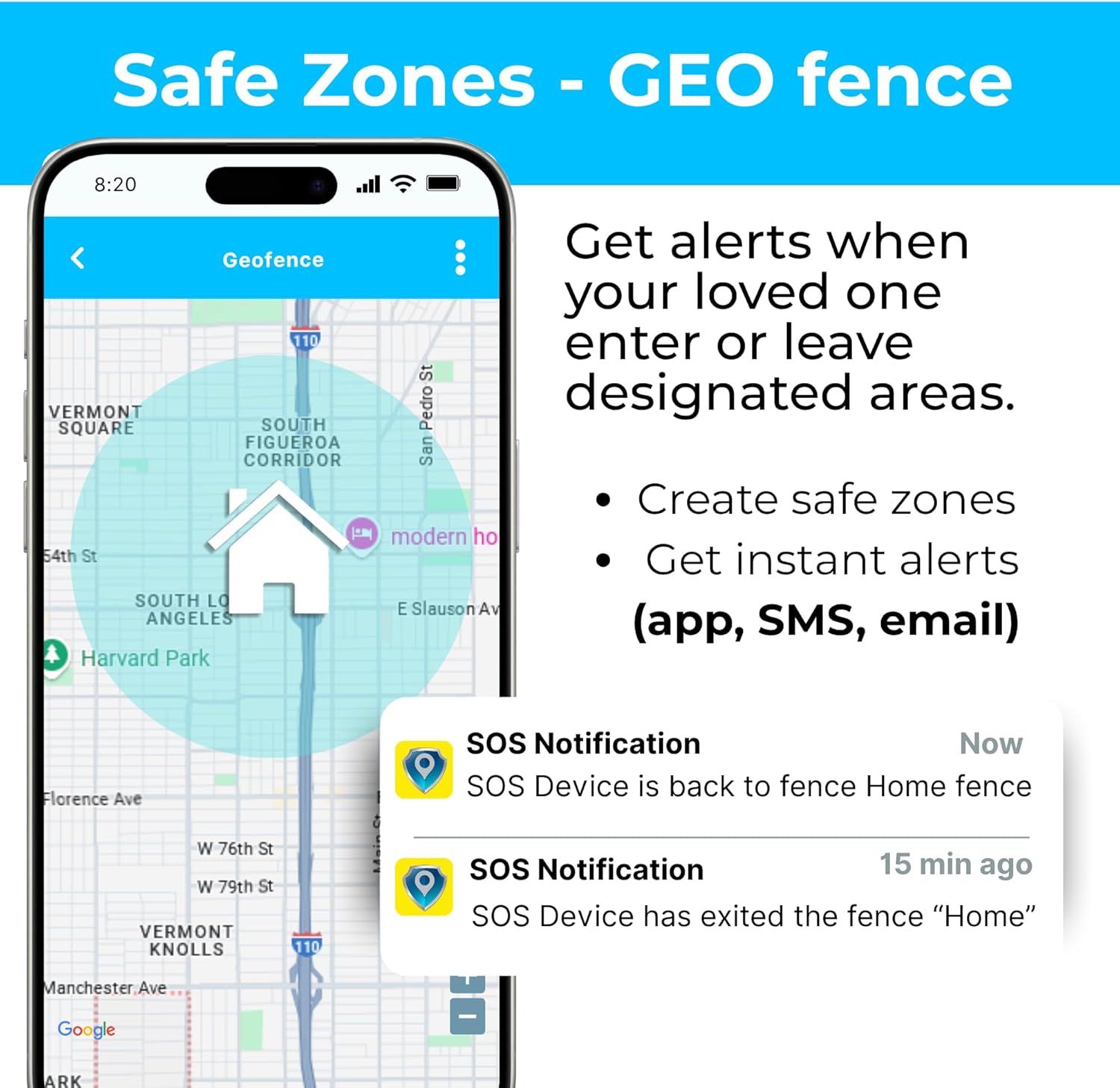 SecuLife New 2026 Fall Alert Device, Medical Alert Pendant with for Seniors, SOS Call, GPS Tracking & Reminders – Wearable Emergency Necklace for Elderly, Waterproof, 2-Way Calling, Panic Button - Image 5