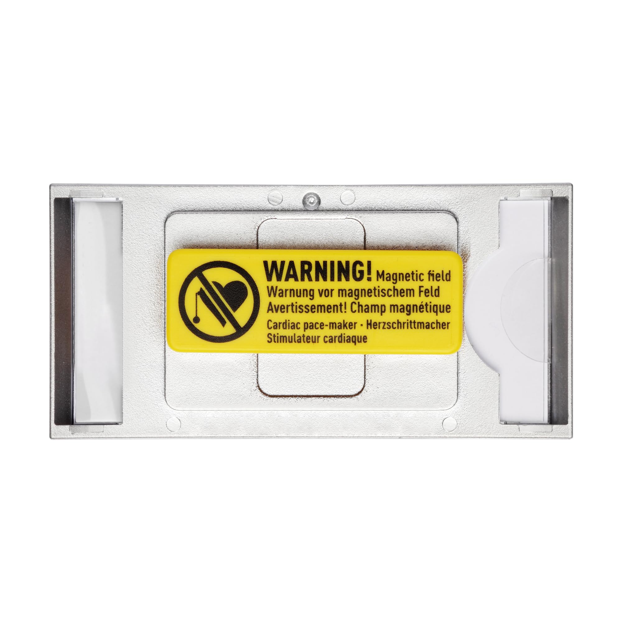 Durable - Porte-badge CLASSIC avec aimant - Format 34 x 74 mm - Argent - Boite de 10 - 854223