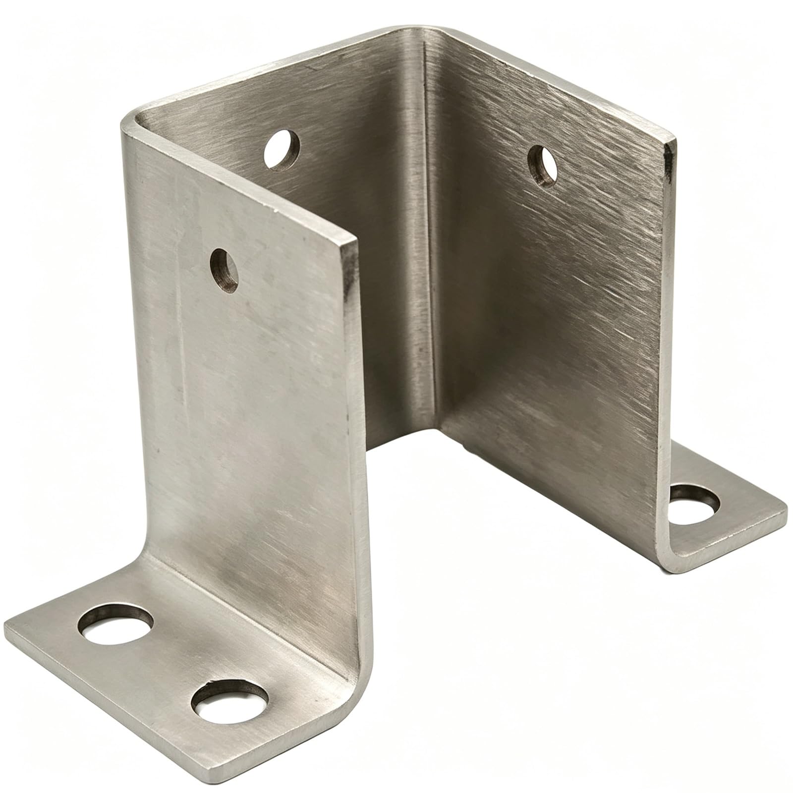 Soporte De Base Para Poste De Acero Inoxidable 304 | Faldón Embellecedor Plateado Para Pilar, Soporte De Anclaje Atornillable Para Columna(2 pcs,3.3x3.3in/8.5x8.5cm)
