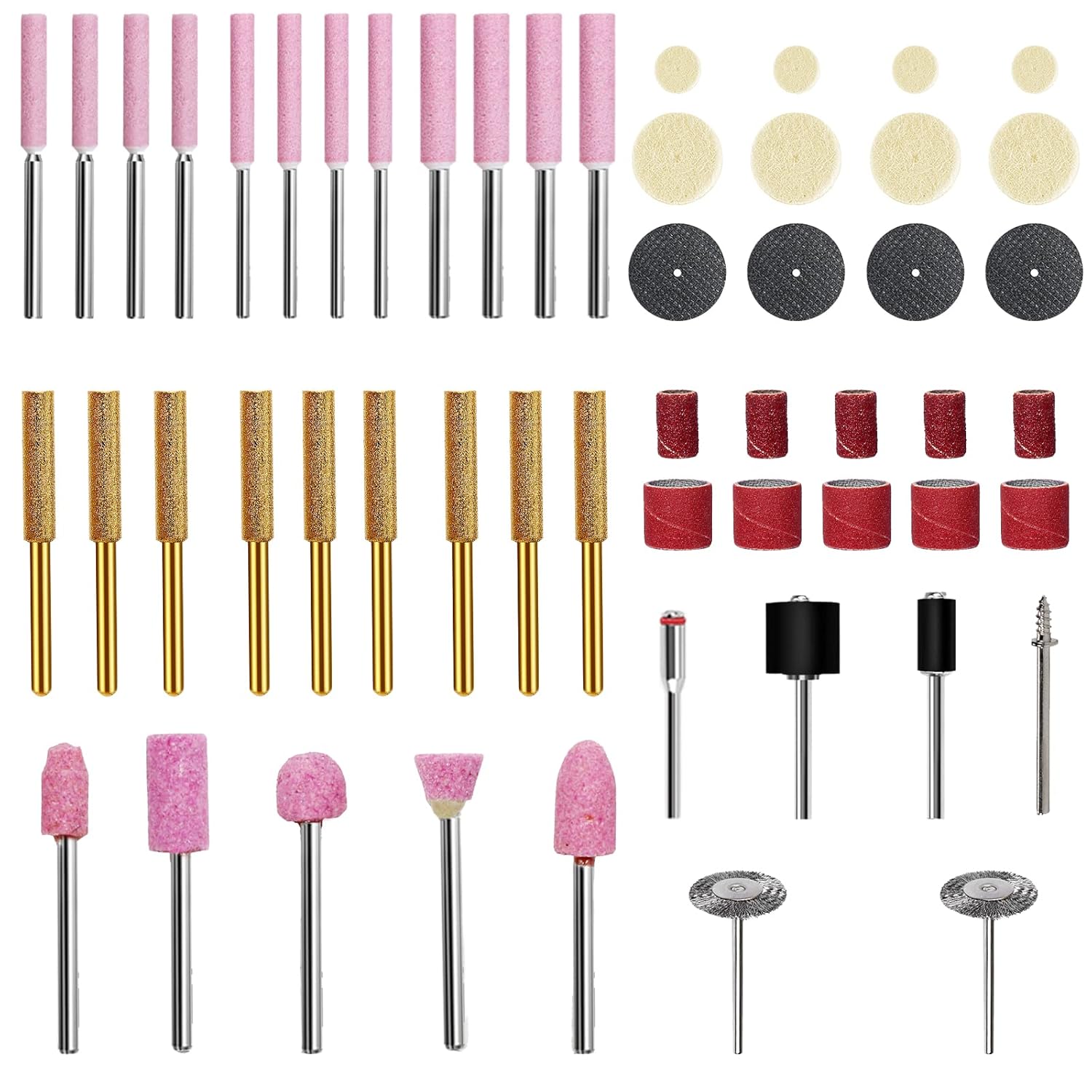 54 PCS High Hardness Diamond Chainsaw Sharpener Wheel Kit