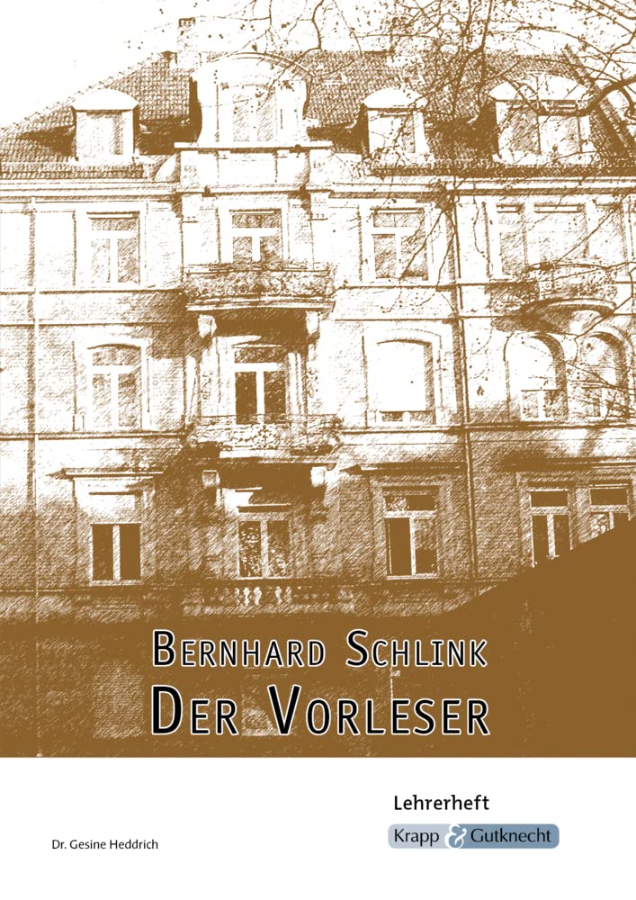 Bernhard Schlink, Der Vorleser: Lehrerheft