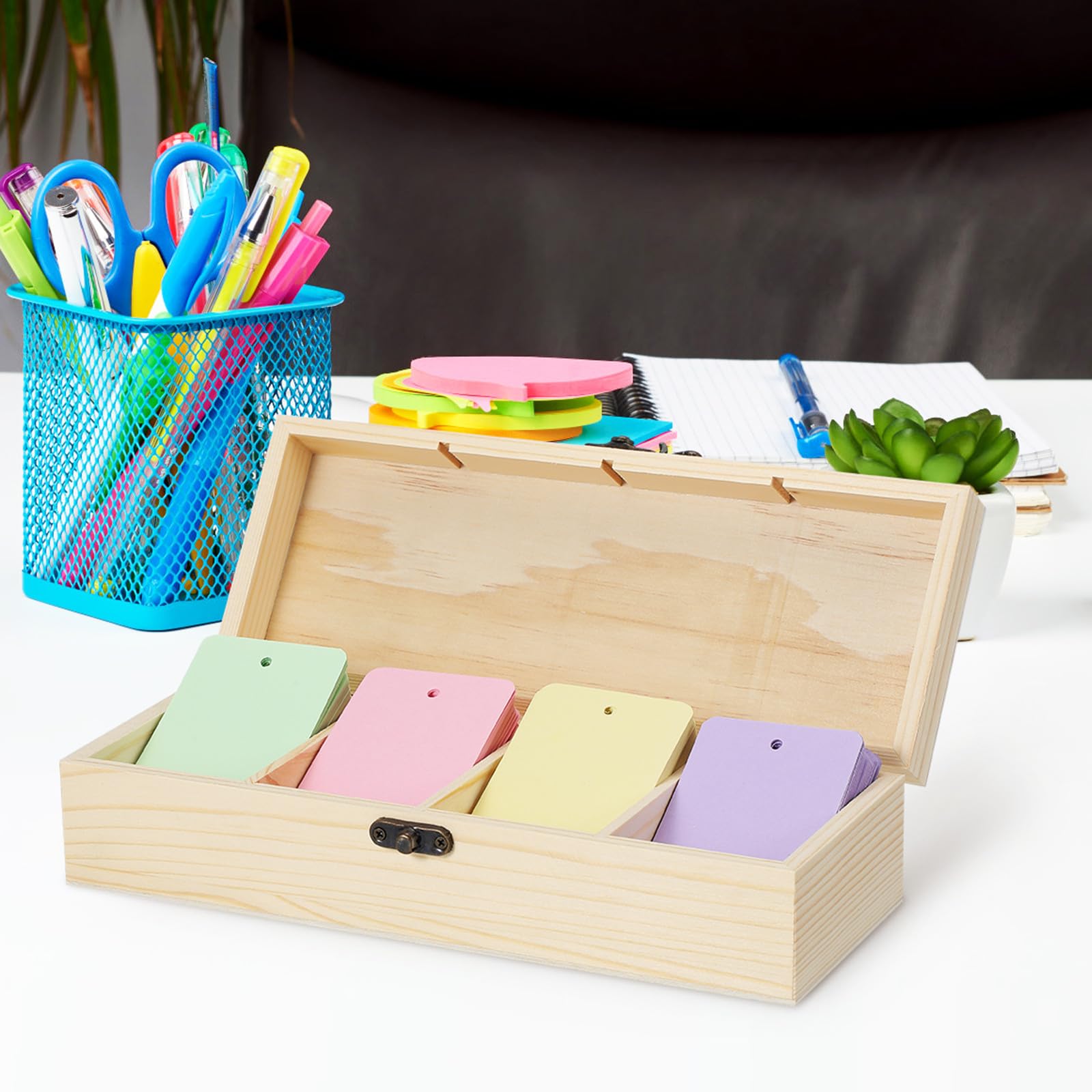 2stücke Mit Fächern Für Aufbewahrung Kleiner Gegenstände Naturbelassene Massivholzbox Als Organizer Für Reise Oder Zuhause Rustikale Holzbehälter Zur Organisation