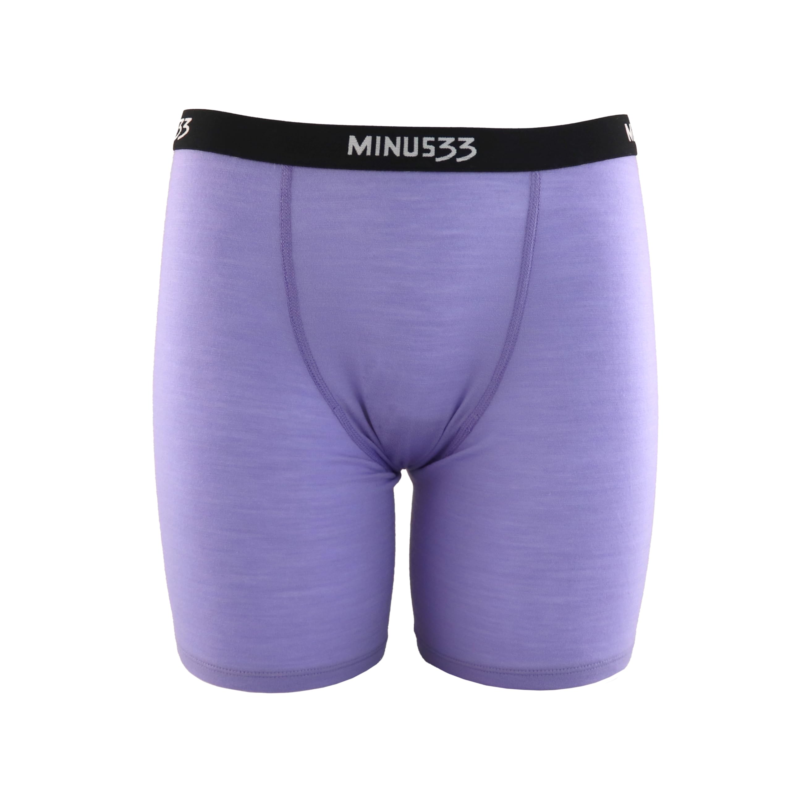Womens Boxer Briefs - 5 Inch Inseam - 84% Merino Wool - Athletic Anti-Chafe Underwear - Moisture Wicking Under Shorts