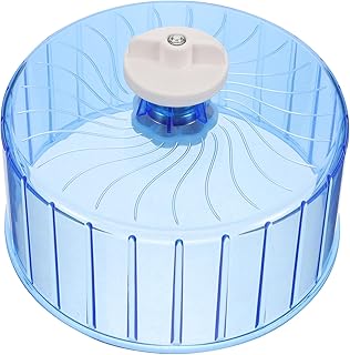 Ipetboom Hamster Running Wheel Crystal Toys Treadmill Chinchilla Running Wheel Mouse Wheel Hamster Wheel Gerbils Running Wheel Silent Guinea Pig Run Wheel Double Bearing Plastic Accessories
