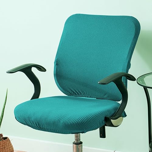 Miniatura 7 de Gardaner Funda para silla de oficina resistente al agua, protector dividido y elástico jacquard elástico universal para silla de trabajo de