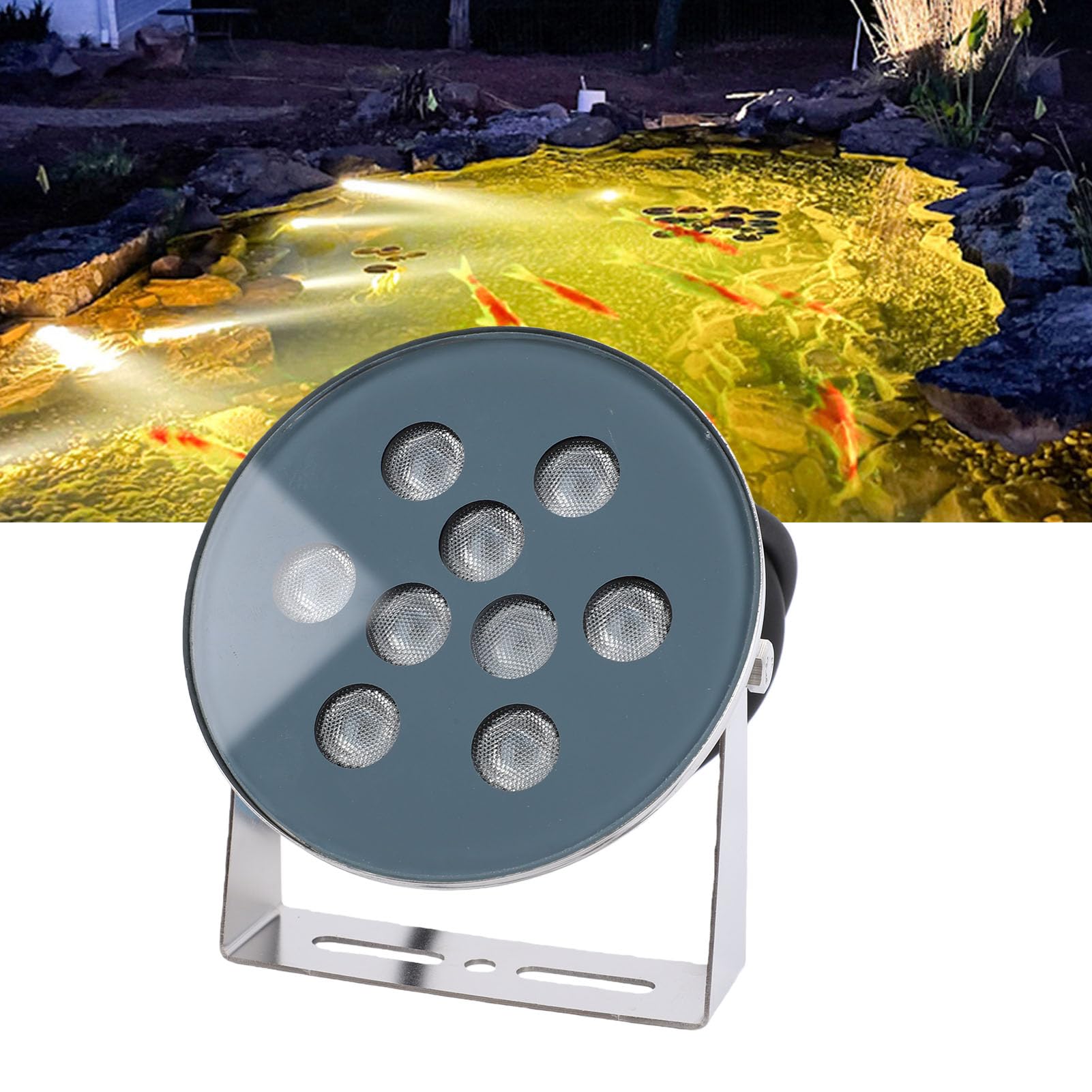 9W IP68 LED-Unterwasserleuchte aus Edelstahl