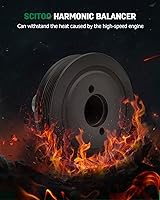 Vista 2 de SCITOO 594-236 Balancín de armónica y polea de cigüeñal Compatible con Ford Explorer 2002-2010 2001-2005 2007-2010 Ford Explorer Sport Trac