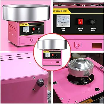 綿菓子メーカー ステンレス鋼製 ピンク Amazon.co.jp: 110V業務用綿菓子製造機 ステンレス鋼 わたあめ機